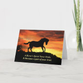 Carte Horse Sympathy Loss of Horse  (Devant)