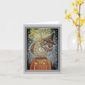 Carte HORSEMAN OWL SANS TÊTE, SLEEPY HOLLOW Note (Fleur jaune)