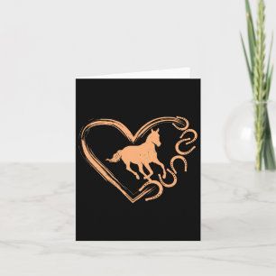 Carte Horsescute Ss Cute Ss Coeur En Forme De Coeur - Ch