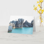 Carte Horseshoe Beach Bermuda (Fleur jaune)