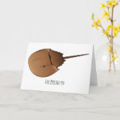 Carte Horseshoe crab (Fleur jaune)
