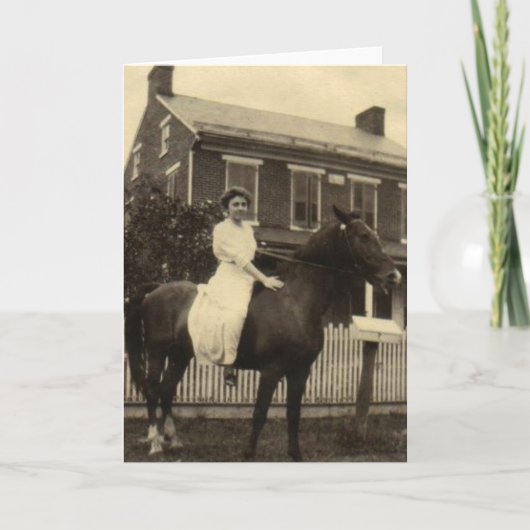 Carte Horsewoman (Devant)