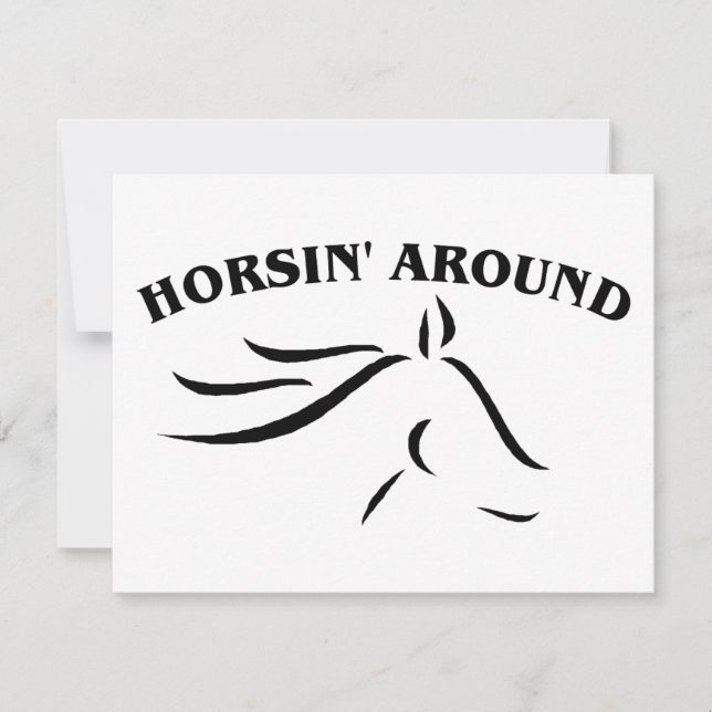 Carte Horsin' autour (Devant)