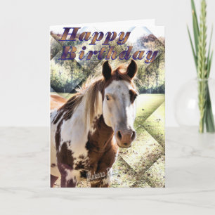 Carte Horsin autour sur votre anniversaire