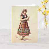 Carte Hortense Schneider (Fleur jaune)