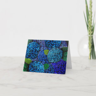 Carte Hortensia Bleu