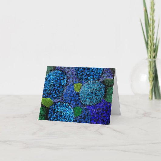 Carte Hortensia Bleu (Devant)