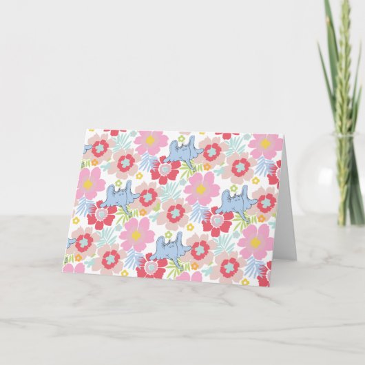 Carte Horton Entend Un Qui | Motif à fleurs Pastel (Devant)