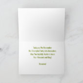 Carte HOSANNA dimanche des Rameaux (Intérieur)