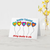 Carte Hospice Volunteer (Fleur jaune)