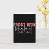 Carte Hostal Receptionist Office Valentine Nursing Tee W (Fleur jaune)