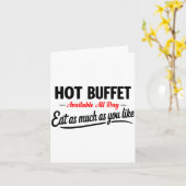 Carte Hot Buffet Available All Day Eat As Much As You Li (Fleur jaune)