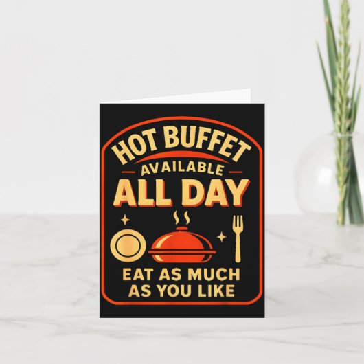 Carte Hot Buffet Available All Day Eat As Much As You Li (Devant)