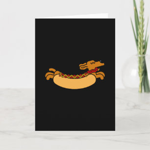 Carte Hot dog Daschund