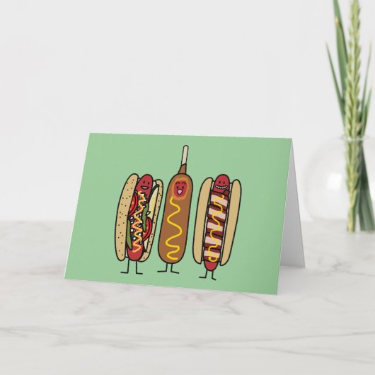 Carte Hot Dog Friends (Devant)