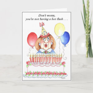 Carte Hot Flash Anniversaire