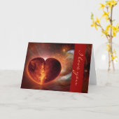 Carte Hot Love + Je vous aime (Fleur jaune)