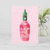 Carte Hot Suff Heureuse Sainte-Valentin | Bouteille de s (Debout devant)