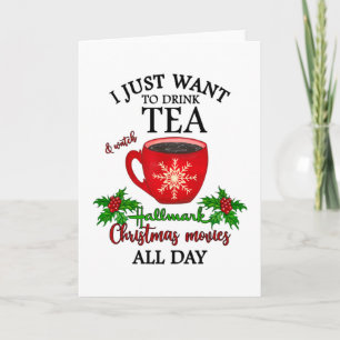 Carte Hot Tea et Christmas Movies