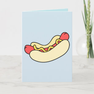 Carte HOTDOG GREETING CARTES, Vide à l'intérieur, Toutes