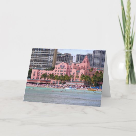 Carte Hôtel hawaïen royal (Devant)