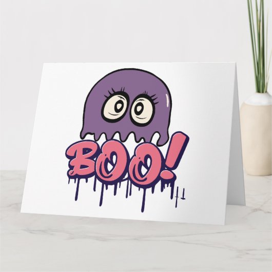 Carte Hou hou effrayant (Devant)