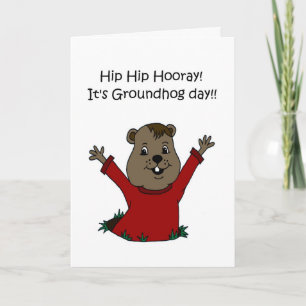 Carte Hourra son jour de Groundhog 2