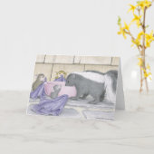 Carte House-Mouse Designs® (Fleur jaune)