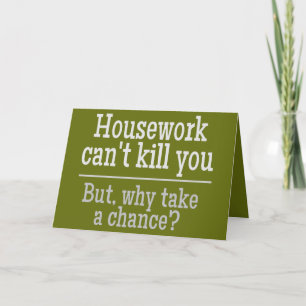 Carte HOUSEWORK custom greeting card
