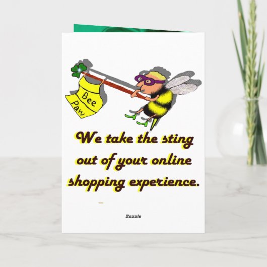 Carte Housse à quatre feuilles (Dos)