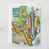 Carte Houston Texas (Devant)
