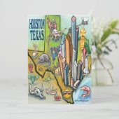 Carte Houston Texas (Debout devant)