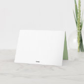Carte Hovering Jacobin Hummingbird - transsp. anniversai (Dos)