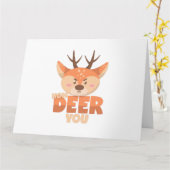 Carte How Deer You  (Fleur jaune)