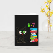 Carte How Many Nights A Week Should You Be Reading 6–7 T (Fleur jaune)