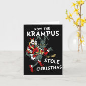 Carte How The Krampus Stole Christmas  (Fleur jaune)