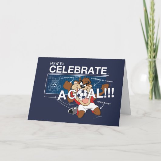 Carte How to Celebrate a Goal With TAZ™ (Devant)