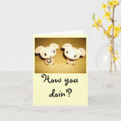 Carte How You Doin ? Notecard (Fleur jaune)