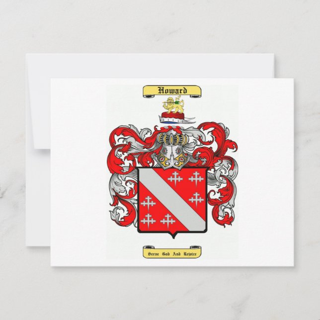 Carte howard (anglais) (Devant)