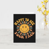 Carte Howdy Enseignant de 5e année Western Retour à l'éc (Fleur jaune)