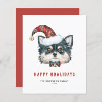 Carte Howlidays longue Haired Chihuahua