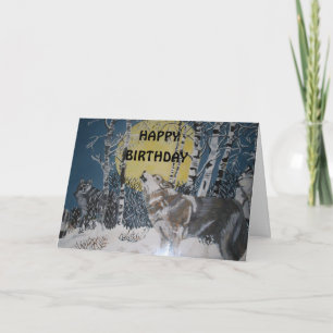 CARTE HOWLING HEUREUX ANNIVERSAIRE