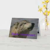 Carte Howloween heureux ! (Fleur jaune)