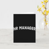 Carte Hr Manager  (Fleur jaune)