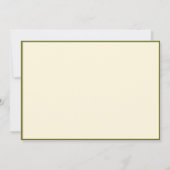 Carte Hudson Green Flat Note 5 po x 7 po (Dos)