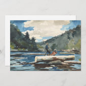 Carte Hudson River, exploitation forestière | Winslow Ho (Devant / Derrière)