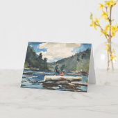 Carte Hudson River, exploitation forestière | Winslow Ho (Fleur jaune)