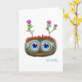 Carte Huées Toots Haggis. Latin (Fleur jaune)