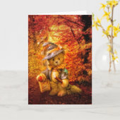 Carte Huez l'ours (Fleur jaune)