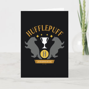Carte HUFFLEPUFF™ Badger and Cup House Pride Graphisme